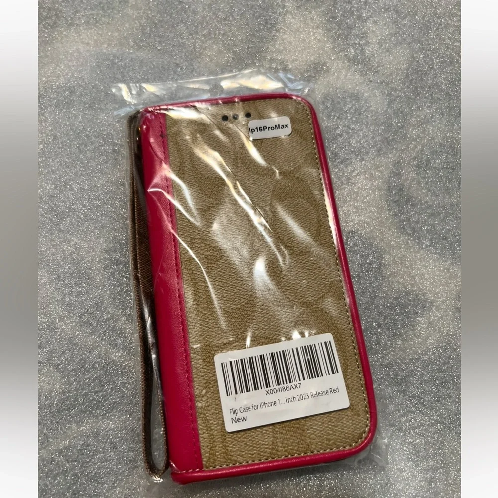 COACH iPhone 16 Pro Max Wallet Flip Phone case - Picture 9 of 15